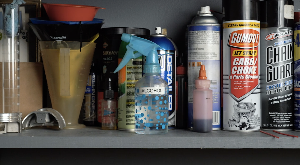 Alcohol is an excellent solvent.