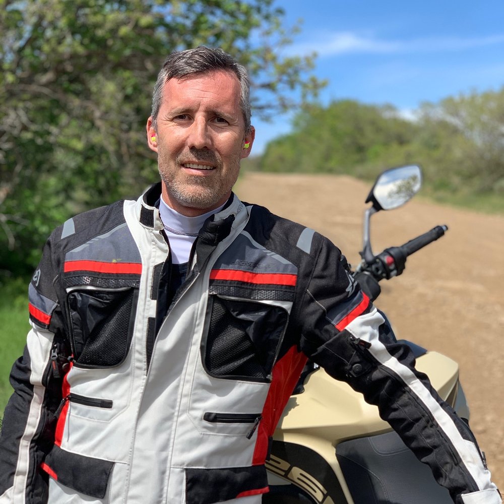 Dylan and adv motorcycle