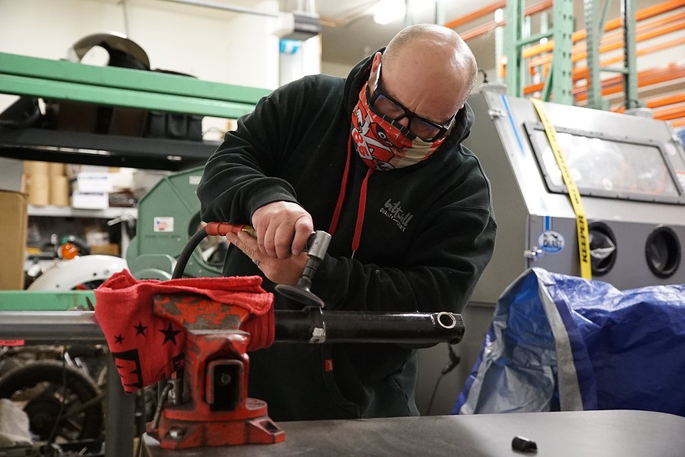 shaving the fork leg lowers