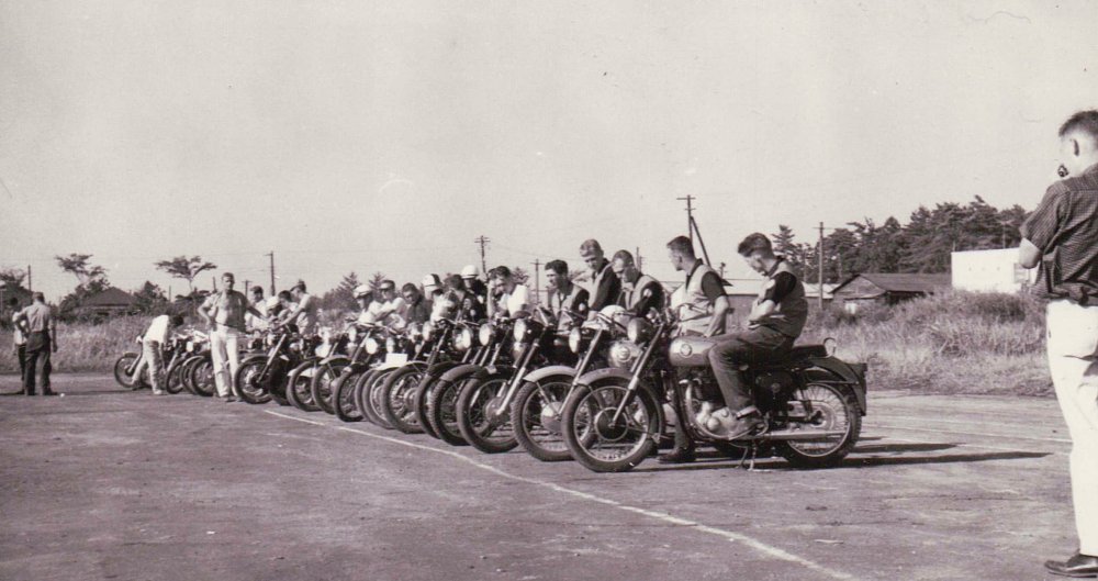 riders at field meet at Shimoda Air Base