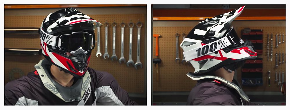 Neck braces are designed to absorb energy in the event of a crash and help stabilize the neck.