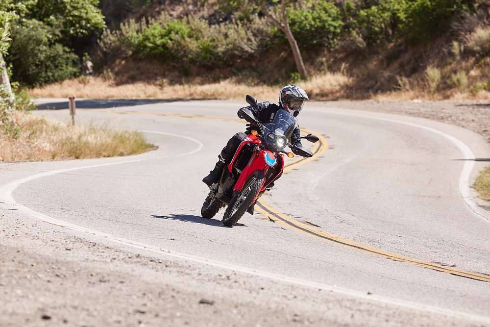 Honda CRF300L Rally on the road