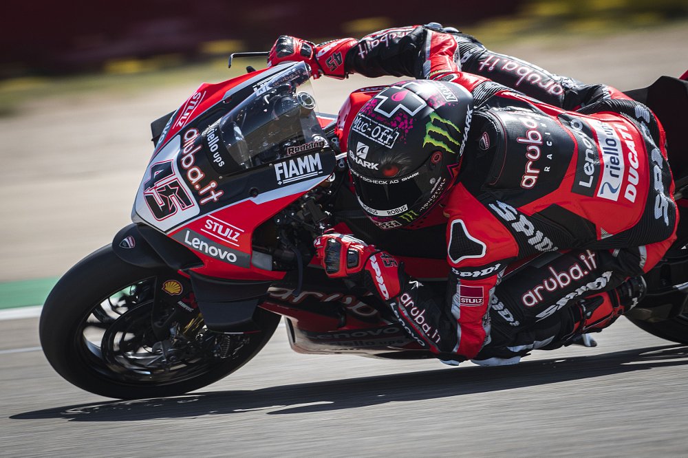 Scott Redding on track at the Aragon test