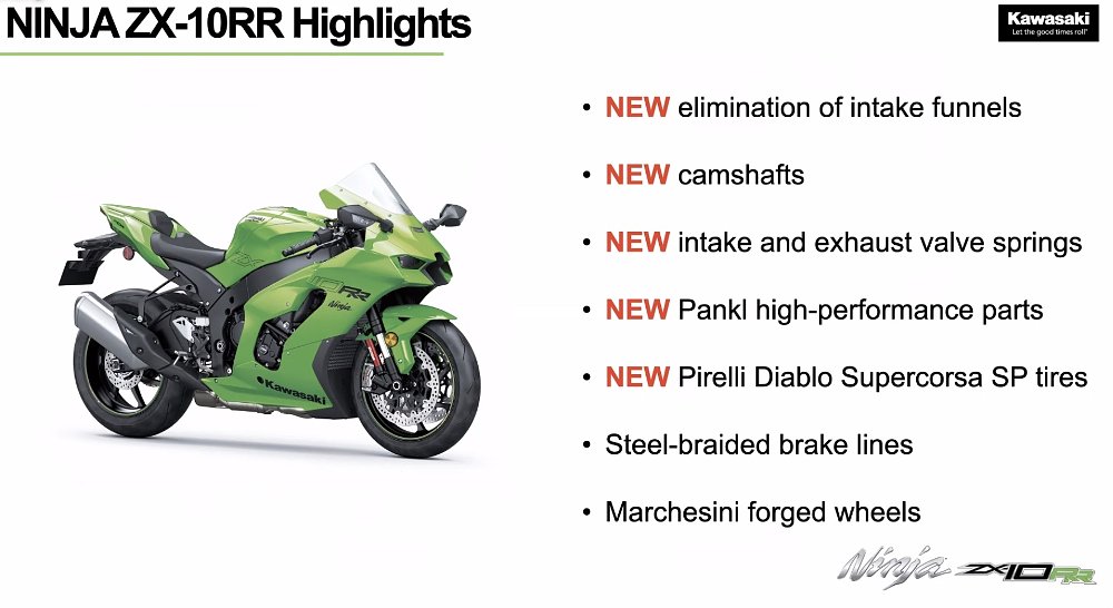 2021 Kawasaki ZX-10RR detailed information