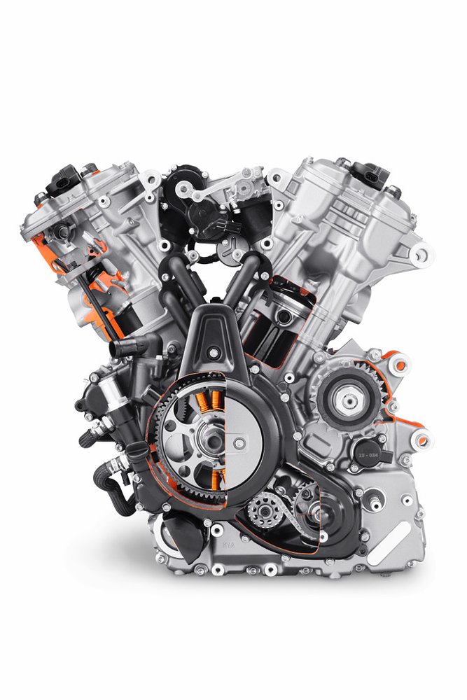 Harley Davidson Revolution Max engine cutaway