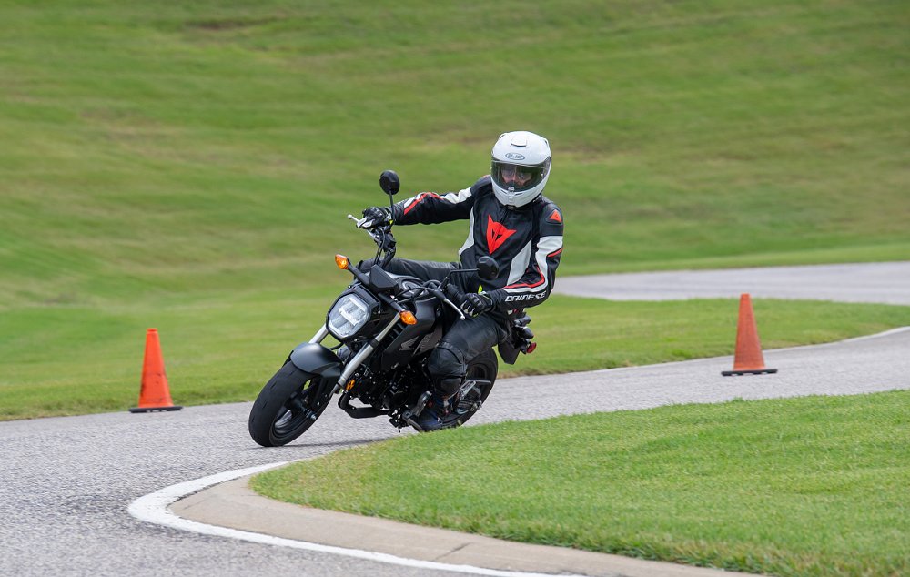 Honda Grom on the go-kart track