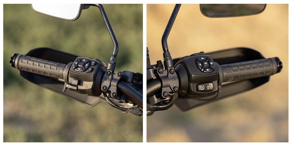 Harley-Davidson Pan America handlebar buttons