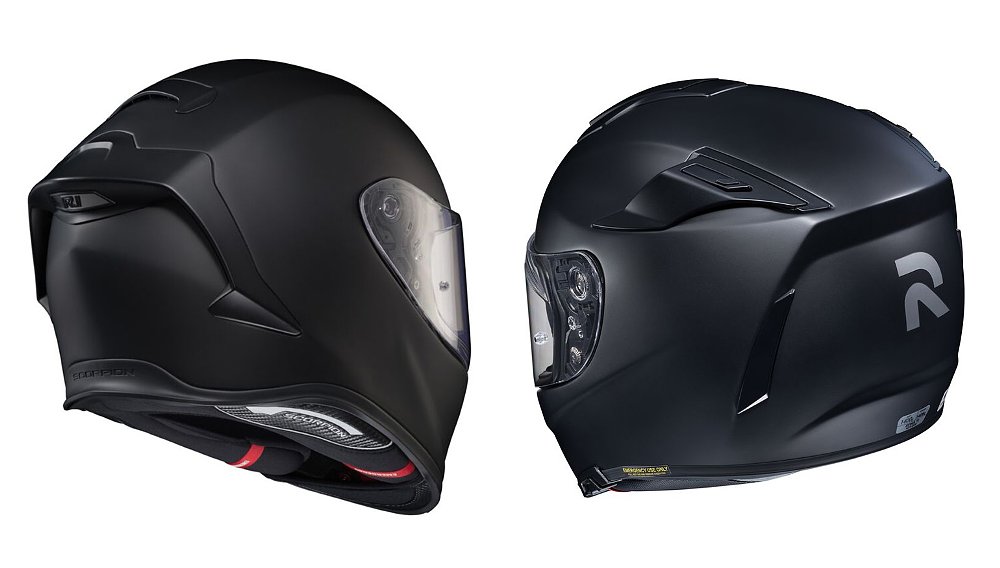HJC and Scorpion summer full-face helmets
