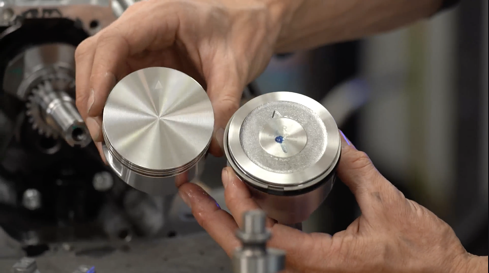 High compression piston for the dumb and dumber mini bike build.