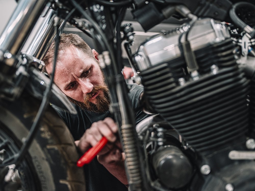 Harley-Davidson Sportster cafe racer