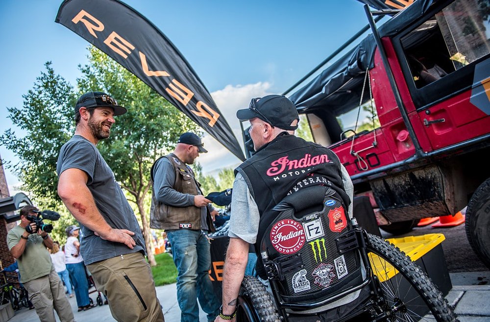 along the way on the Veterans Charity Ride