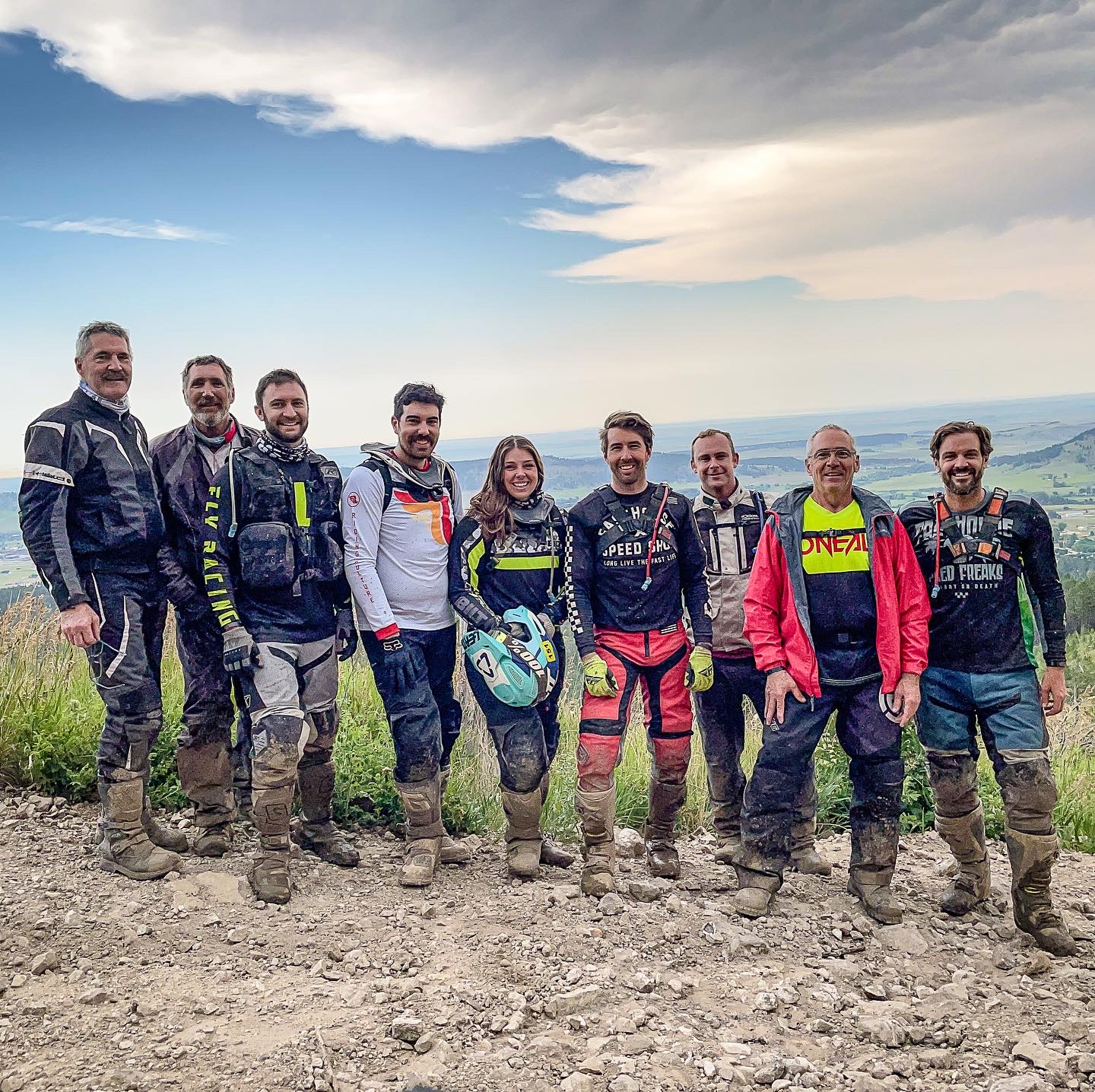 So many riders from all walks of life coming together to ride motorcycles. 