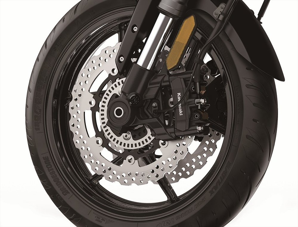 Motorcycle brake with ABS