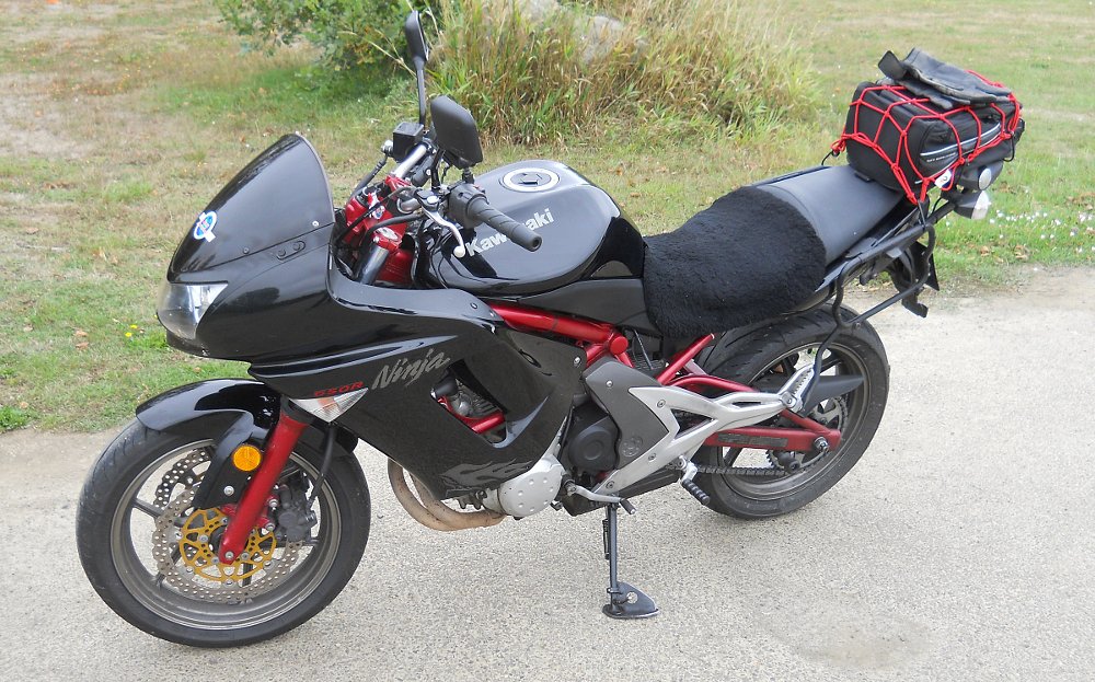 modified fairing on the Ninja 650