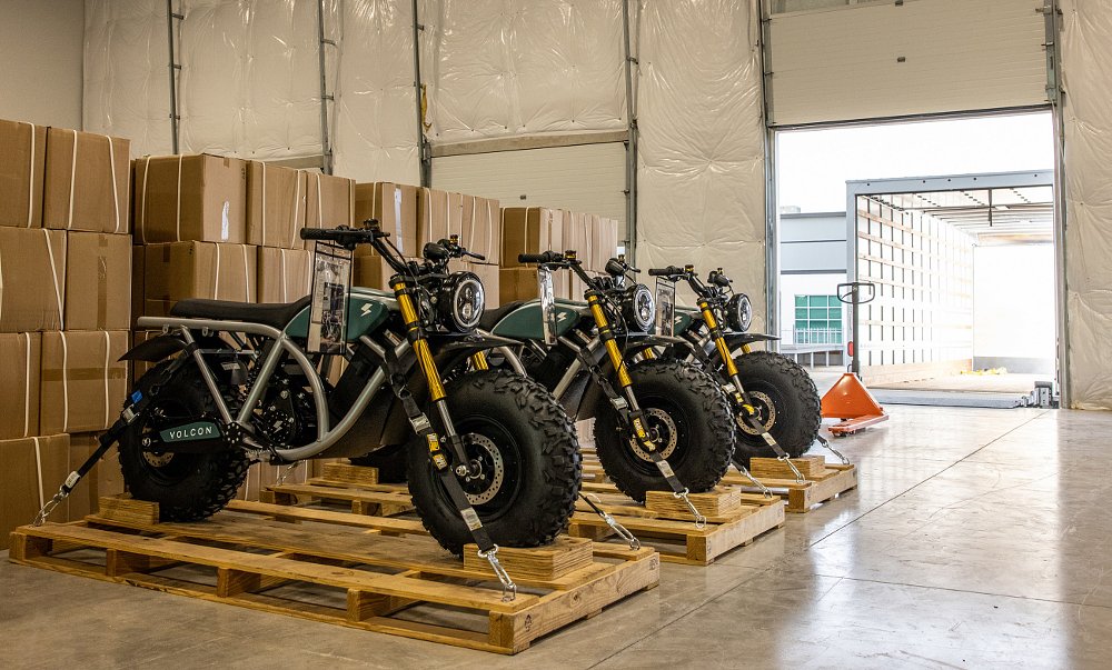 Volcon Grunts ready for shipping