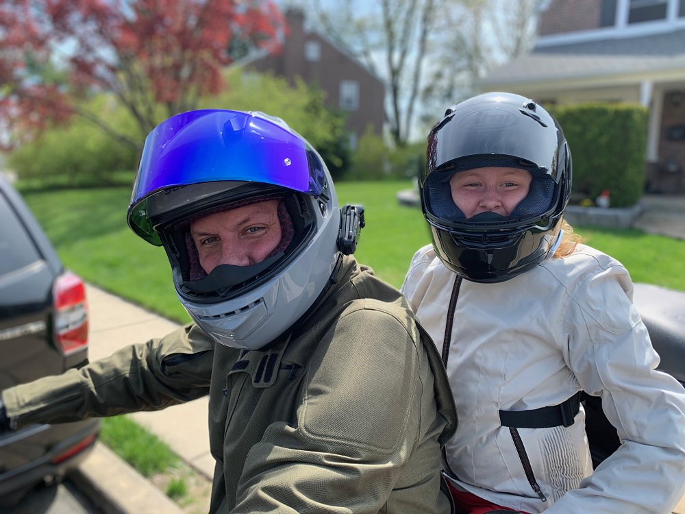 Ed on motorcycle