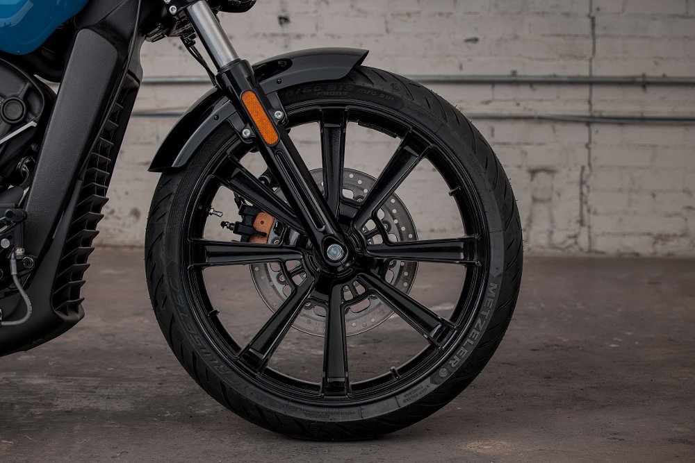 Indian Scout Rogue front wheel
