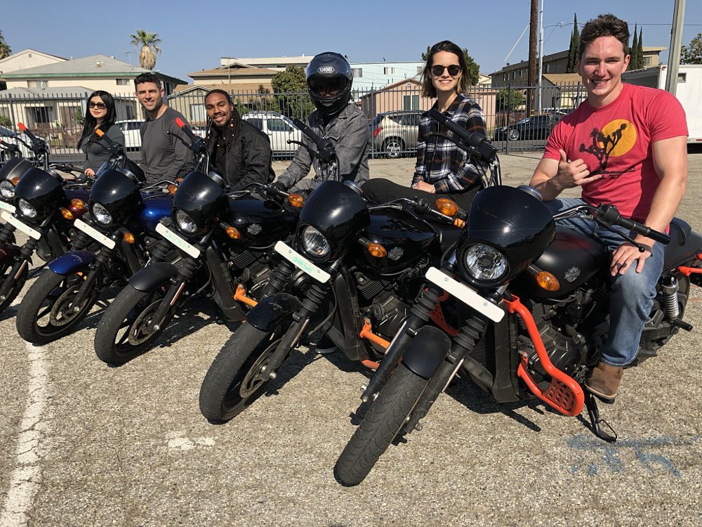 riders at the MSF course