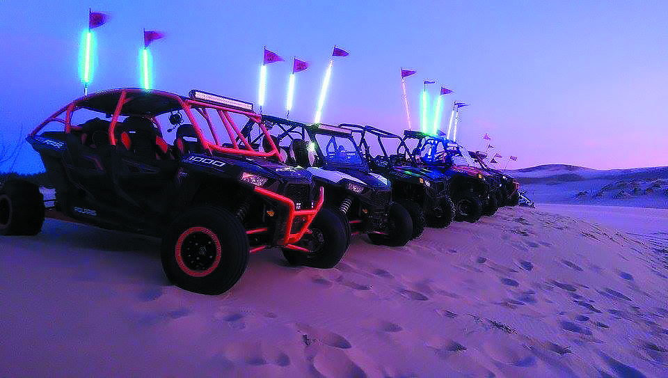 ATVs with whip lights