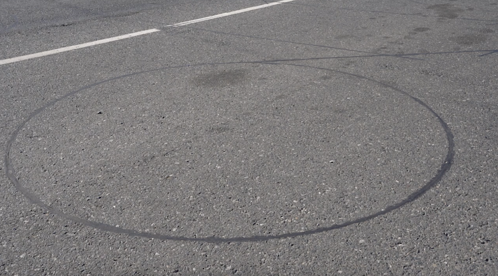 Detail of inductive loop detector.