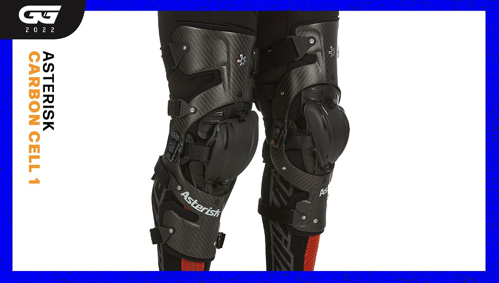 Asterisk Carbon Cell 1 knee braces