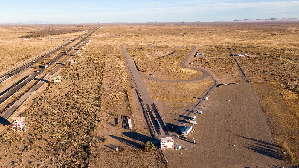 Arroyo Seco Raceway in Deming, NM, from above