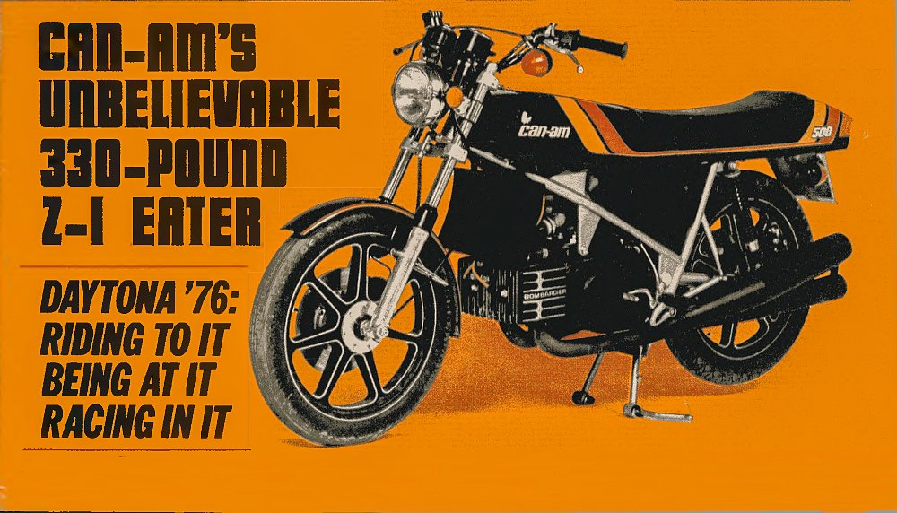 Can-Am vintage street motorcycle