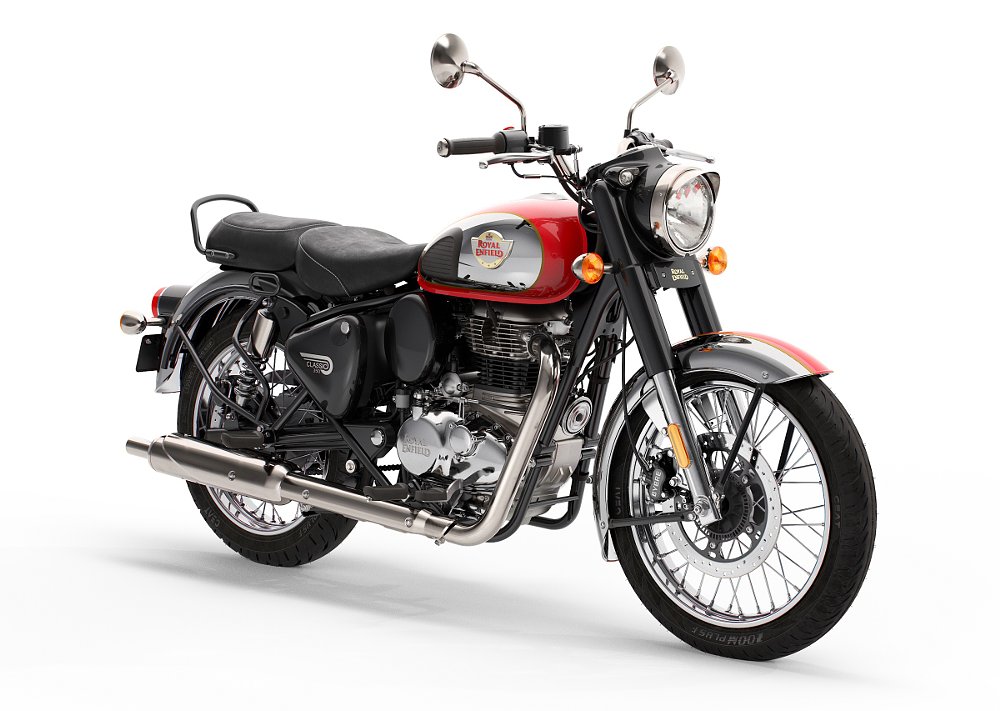 Royal Enfield Classic 350 in Chrome Red