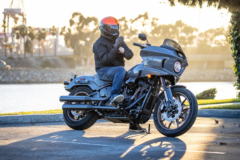 2022 Harley-Davidson Low Rider ST with the saddlebags removed