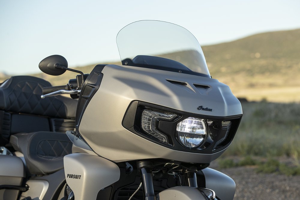 Indian Pursuit electric windshield