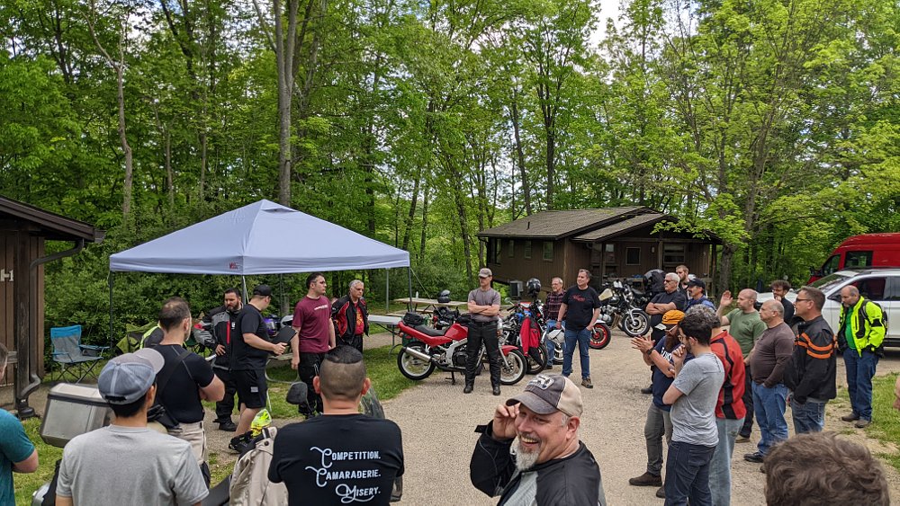 Riders meeting Reliability Rally