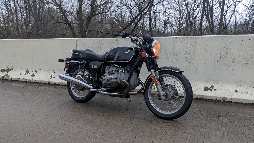 BMW R100 first ride