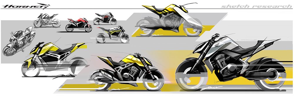 Honda Hornet concept drawings