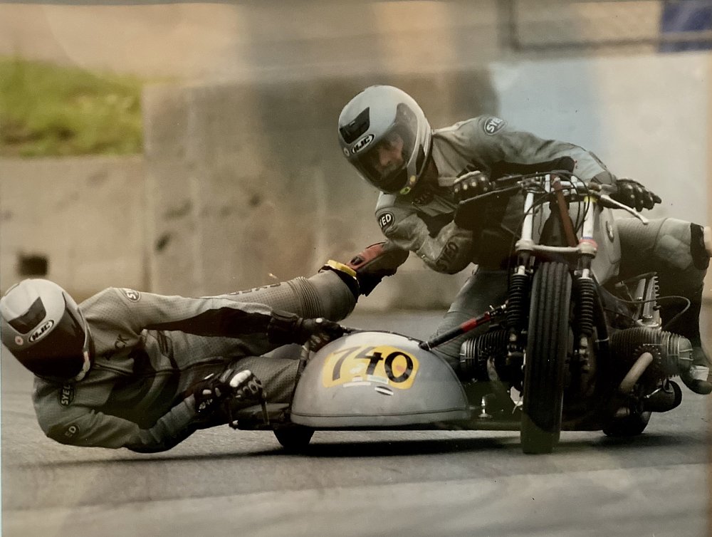 Zack and Tim Courts sidecar racing