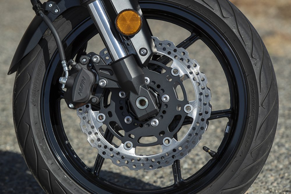 2022 Kawasaki Versys 650 front brakes.