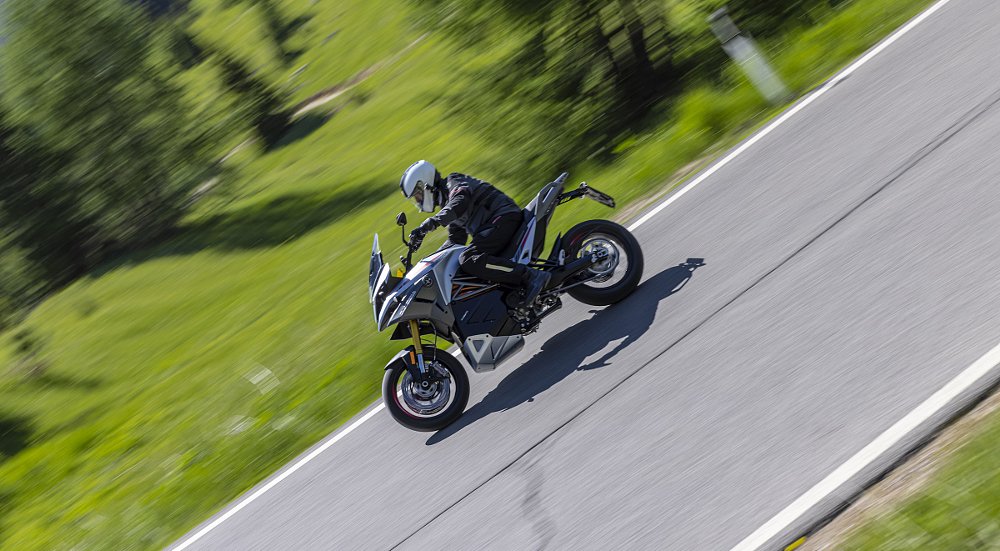 Energica Experia on the road