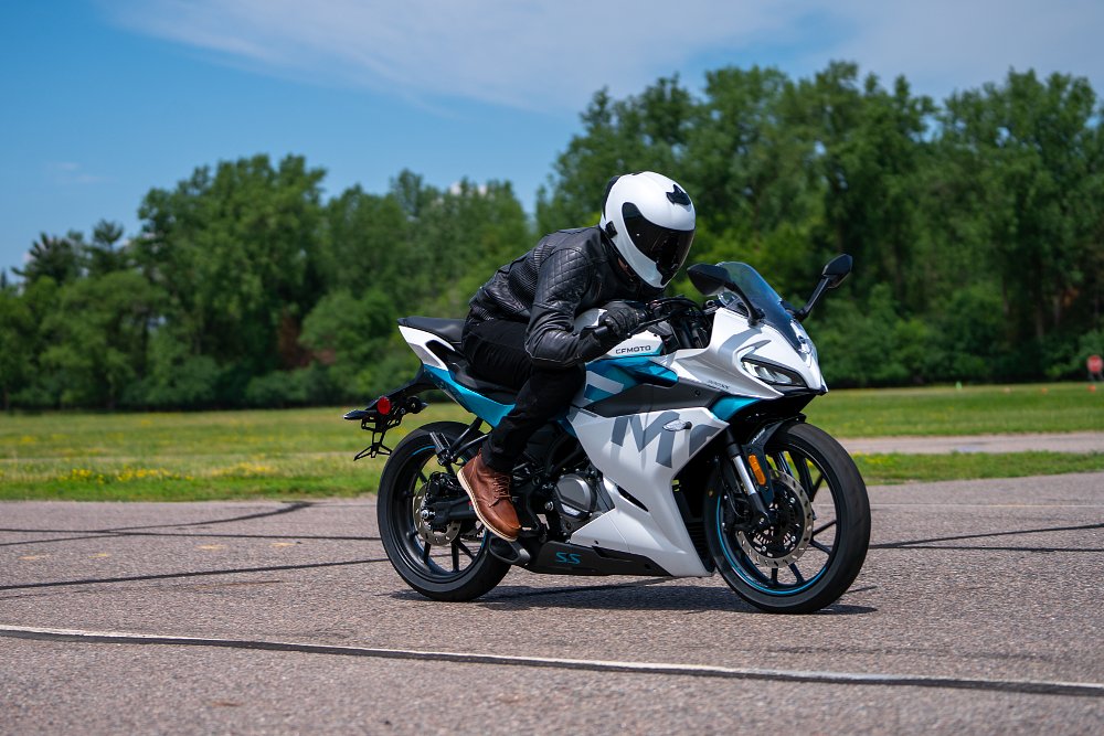 The 300SS is very comfortable sport bike that makes perfect power for riders just getting started on two-wheels.