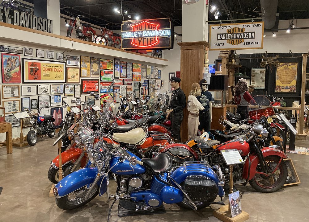 Harley-Davidson display