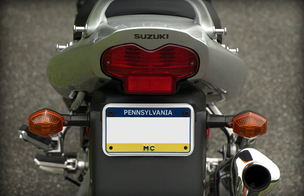 Suzuki Bandit seen from the rear