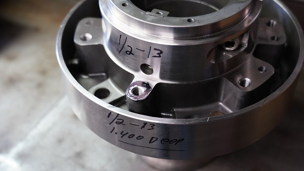 A piece of industrial equipment that has a broken tap. 