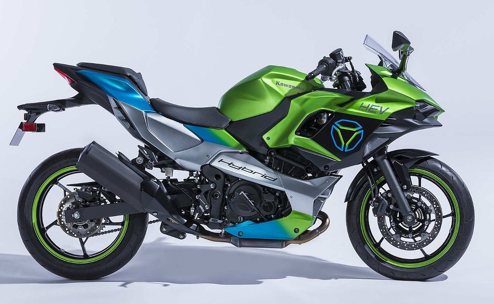 Kawasaki hybrid HEV motorcycle