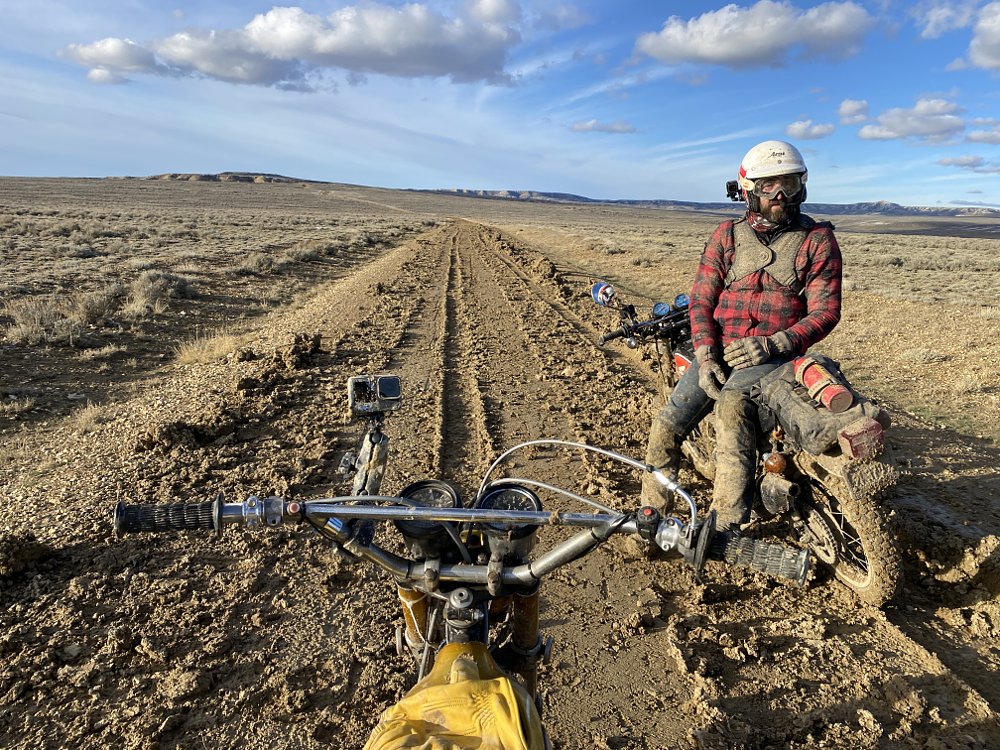 Mud in Wyoming. 