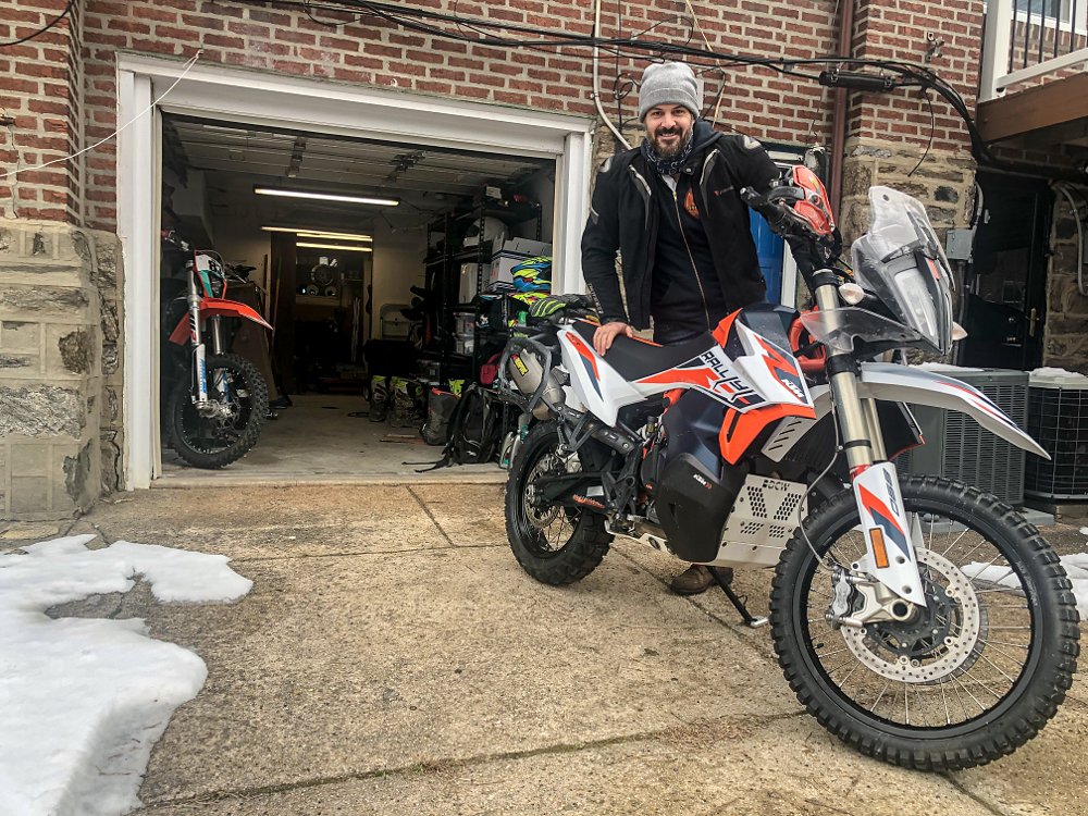 Spurgeon Dunbar and KTM 890 Adventure R Rally