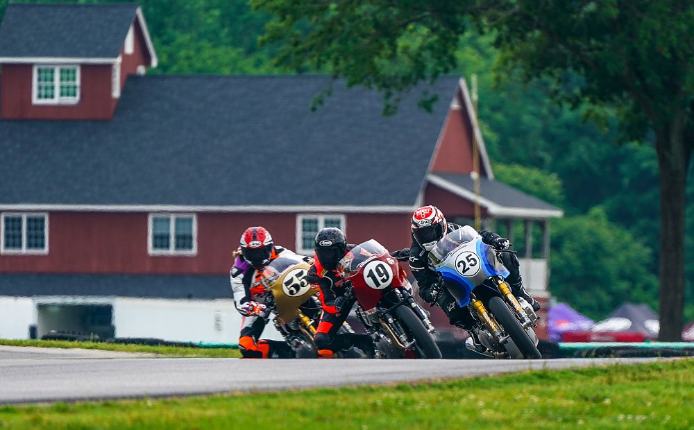 BTR competitors roadracing at VIR