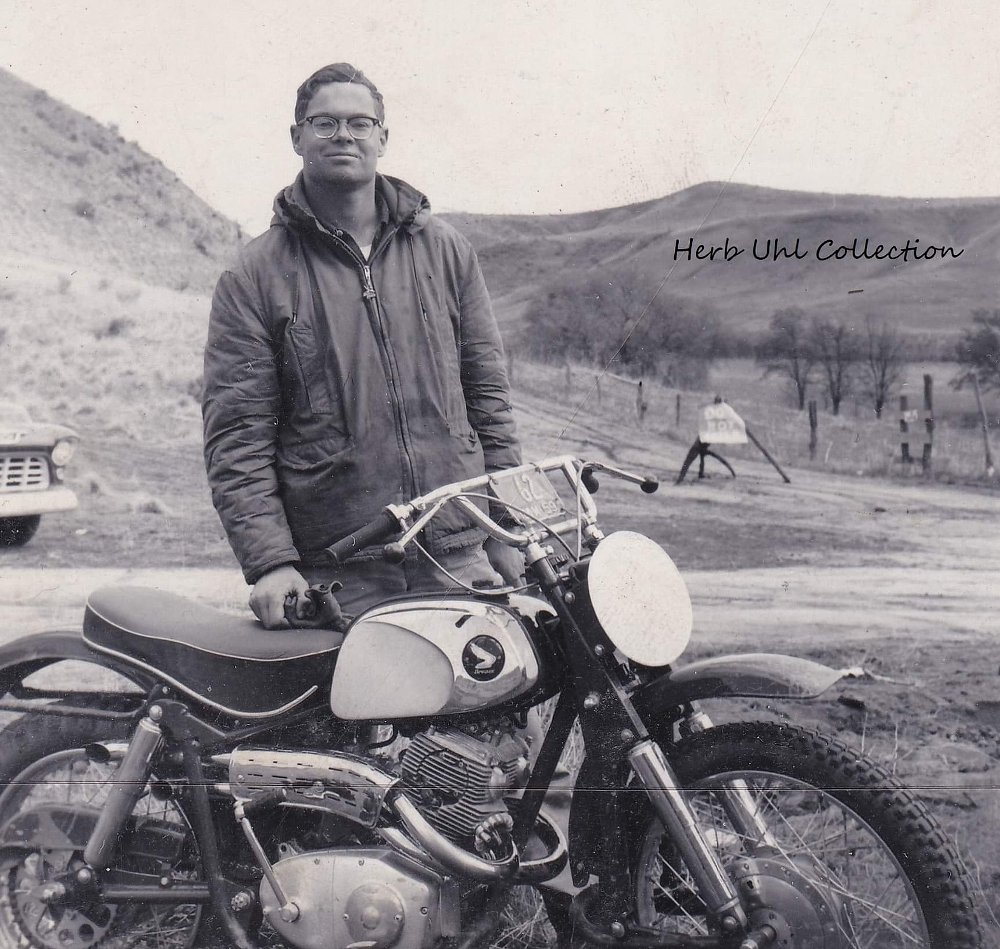 customer with Honda RC-71 in 1959