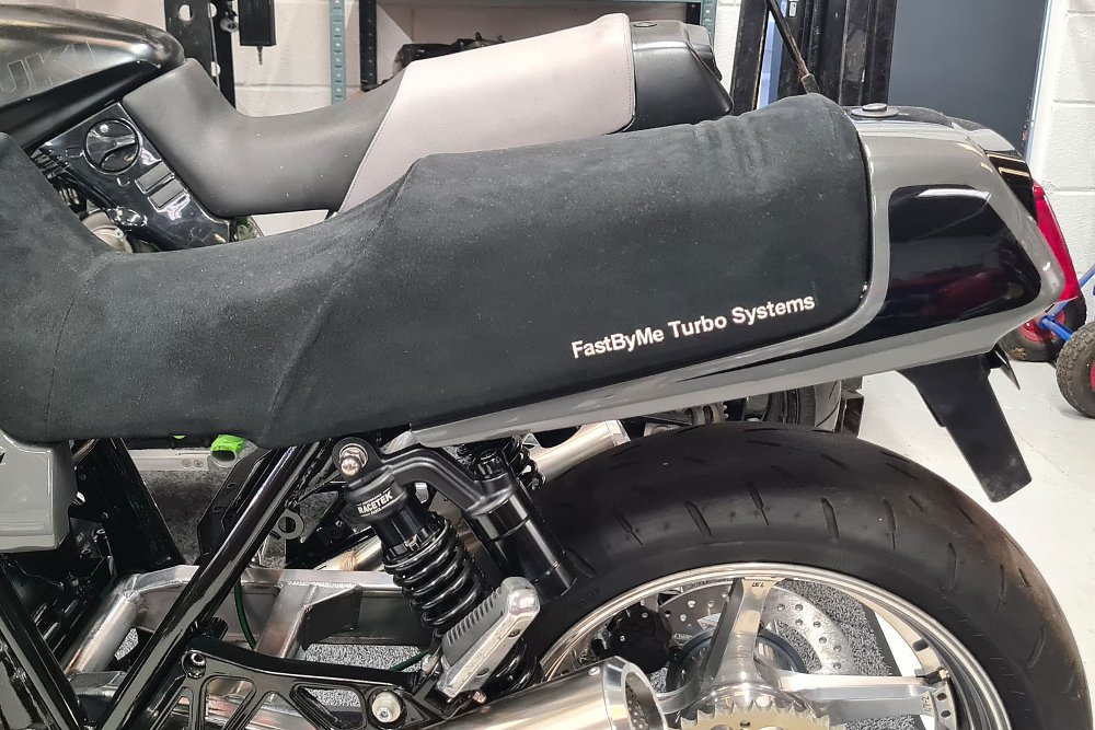 view of the seat with the original in the background