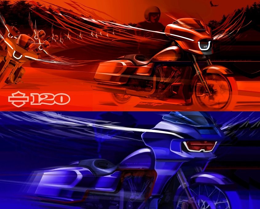 illustration of the new batwing fairing