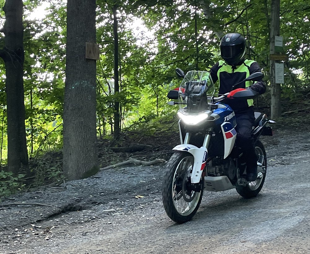 Tuareg on a dirt road