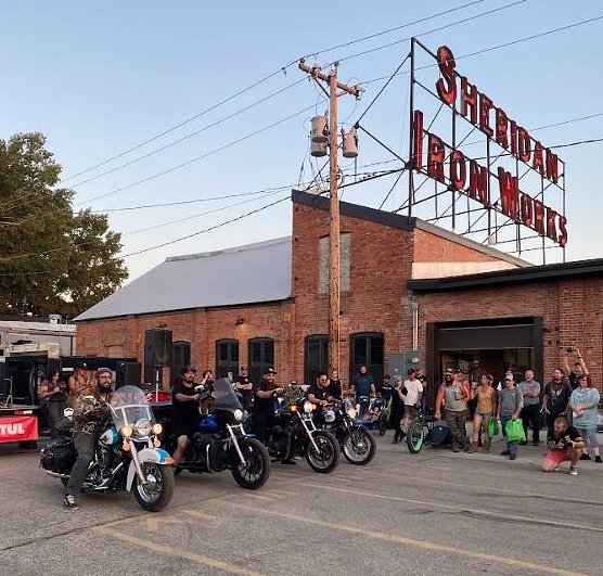 riders lined up for slow ride competition