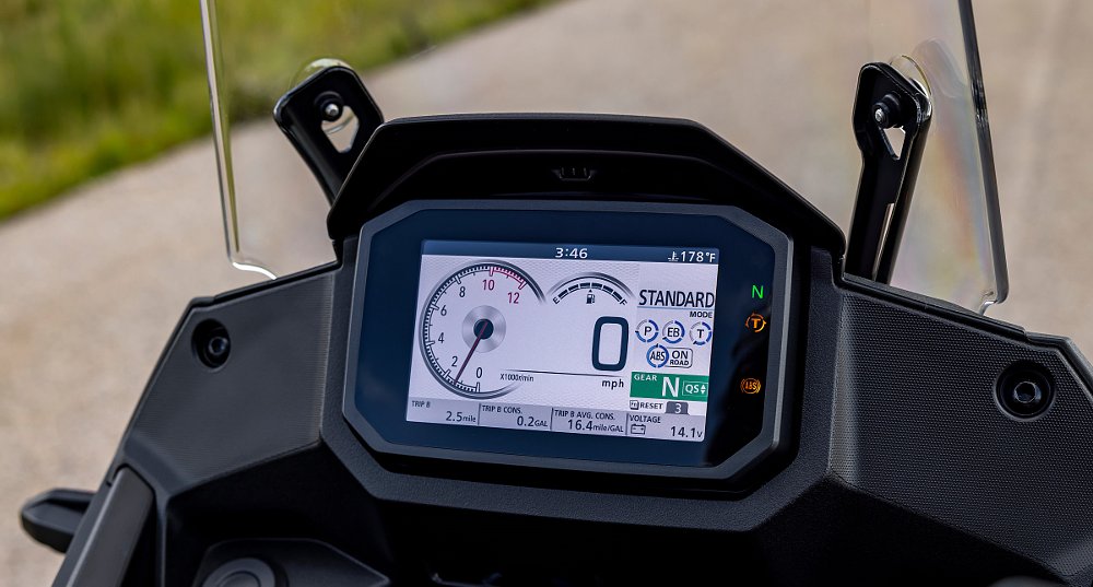 Honda Transalp digital display